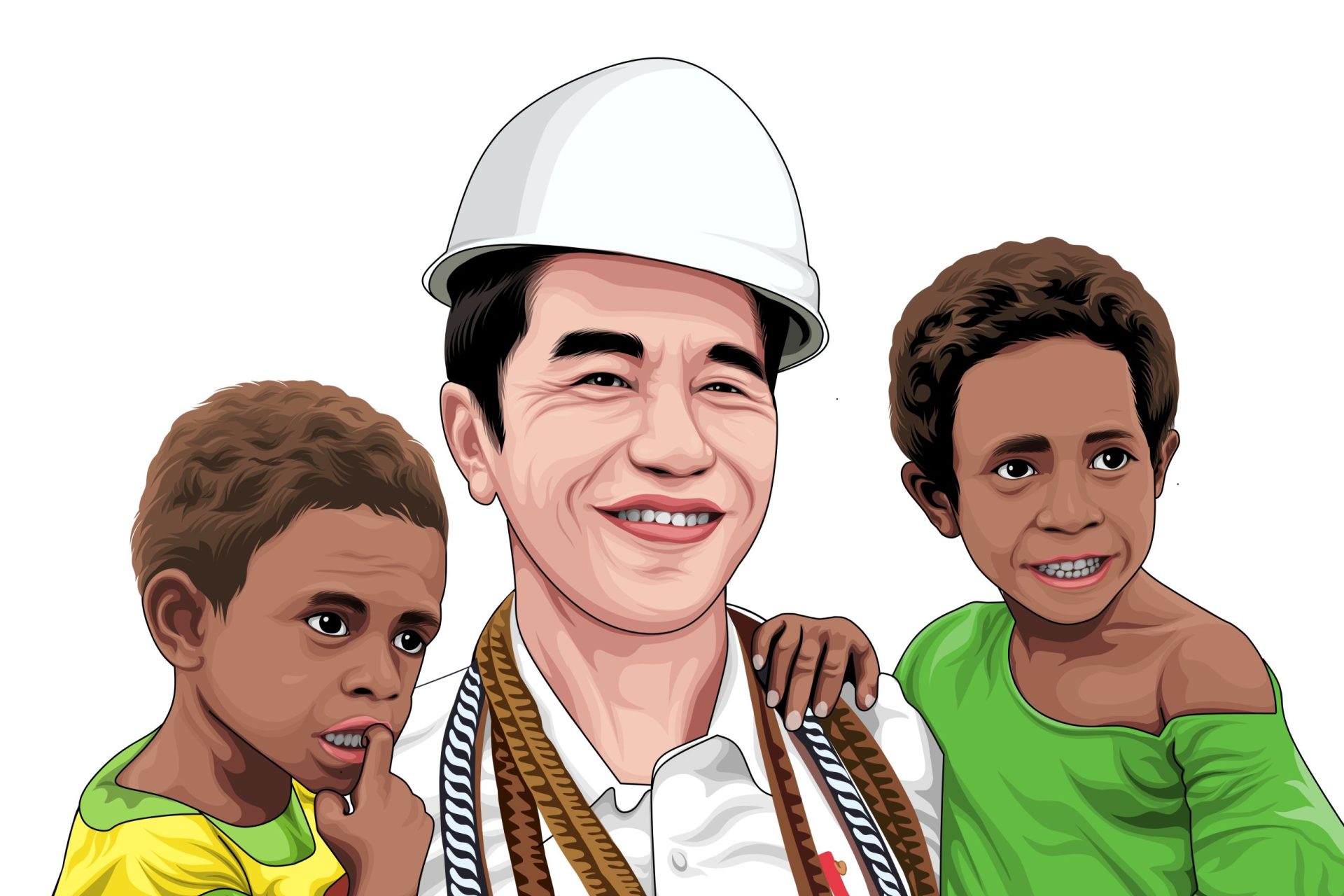 Illustrasi Presiden Jokowi 3